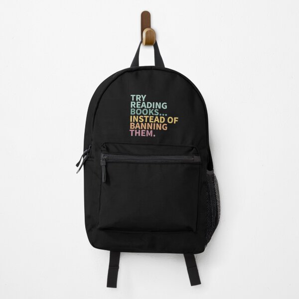 Item preview, Try reading books instead of banning them - Banned Books designed and sold by MagicMealing.