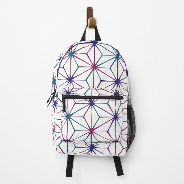 Item preview, Asanoha Watercolor Hemp Leaf Line [indigo blue] designed and sold by Aia UENO design.