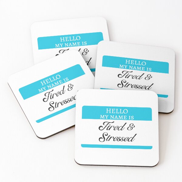 Item preview, Hello... Tired and Stressed designed and sold by doodleblatt.