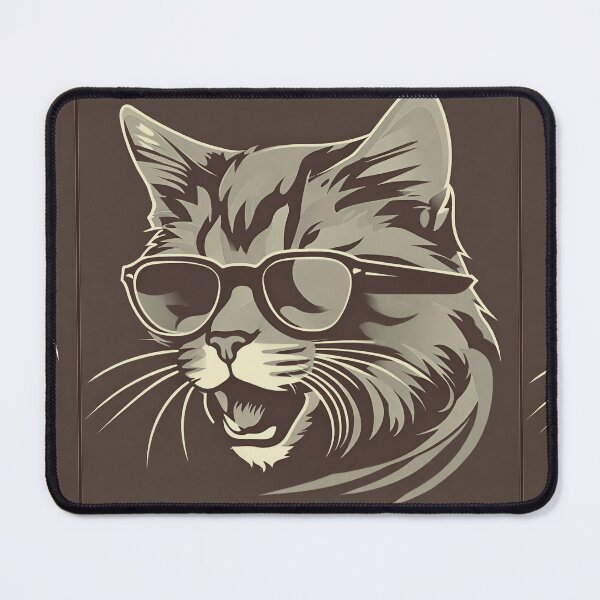 Item preview, Cat with sunglasses designed and sold by Erik007best.