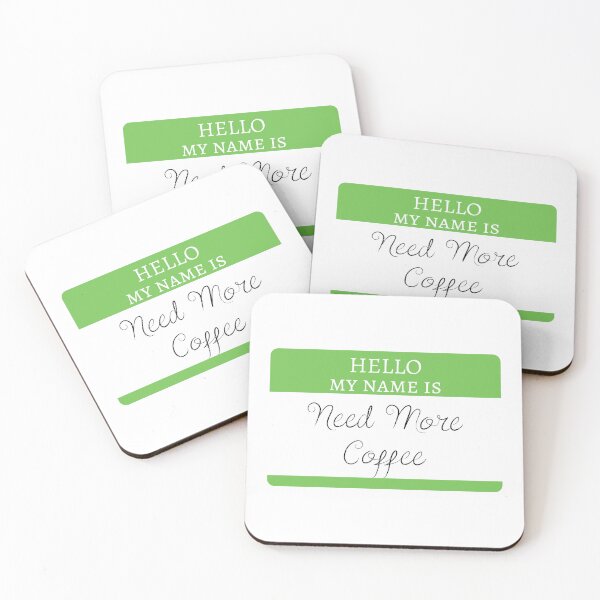 Item preview, Hello... Need More Coffee designed and sold by doodleblatt.
