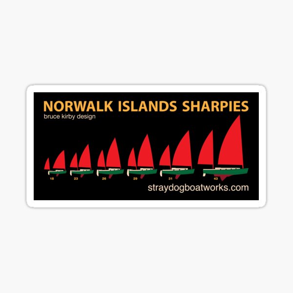 Item preview, Norwalk Island Sharpies - straydogboatworks.com designed and sold by StrayDogBoats.