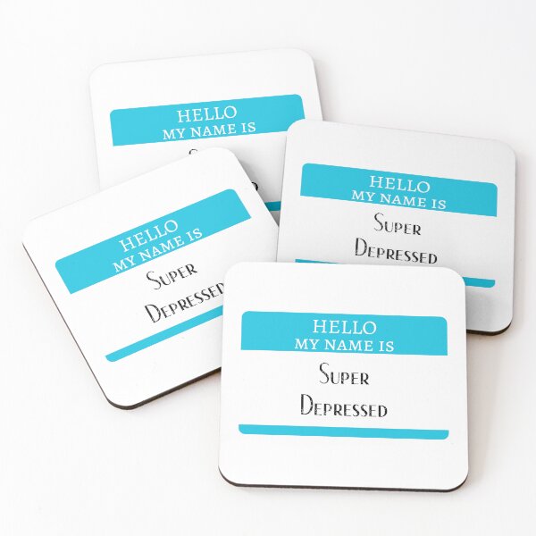 Item preview, Hello... Super Depressed designed and sold by doodleblatt.
