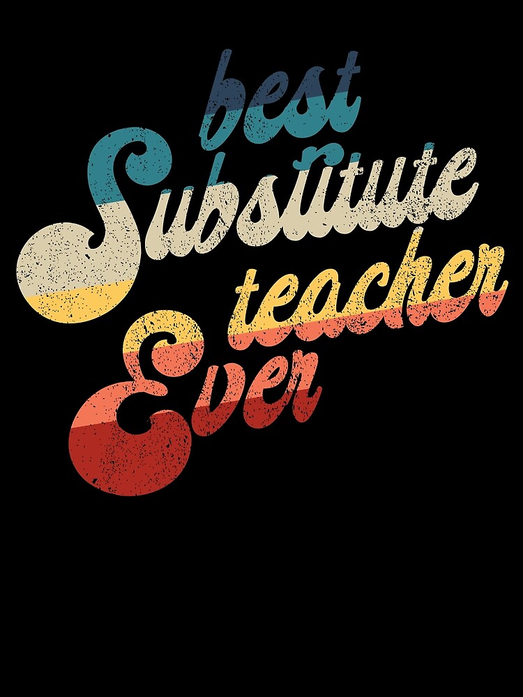 Thumbnail 3 von 3, Tuch, Best Substitute Teacher Ever Retro Sub Substitute Teacher Gear designt und verkauft von DynamicDesign.