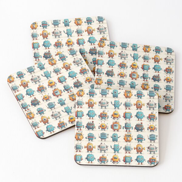 Item preview, Cute Robots designed and sold by EvokeArtisan.