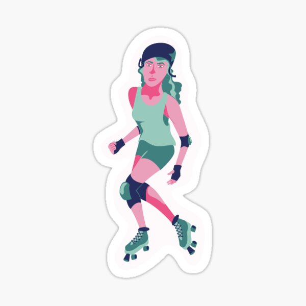 Item preview, RollerDerby Sticker designed and sold by Harlie Alden.
