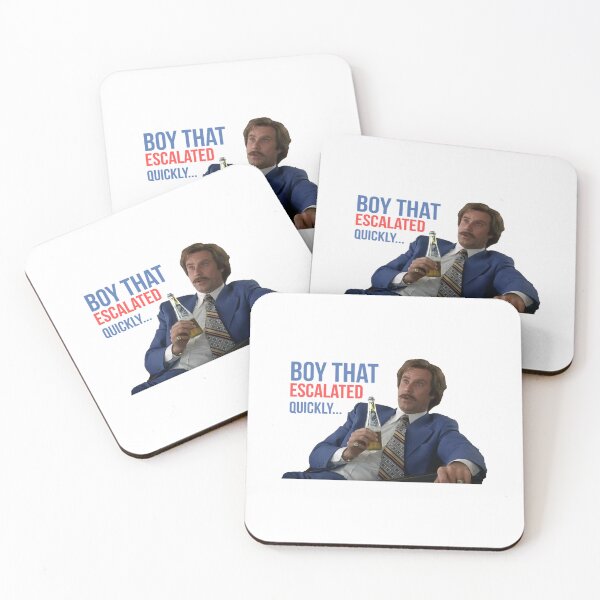 Item preview, Anchorman Will Ferrell Boy That Escalated Quickly designed and sold by Niahupshaw.