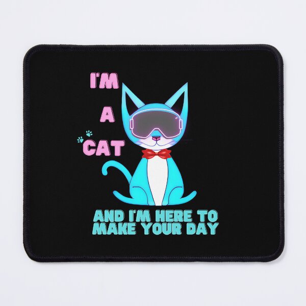 Item preview, Charming Cat Vibes: 'I'm a Cat and I'm Here to Make Your Day' Delight designed and sold by NB2u.