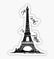 Er ging nach Paris Sticker