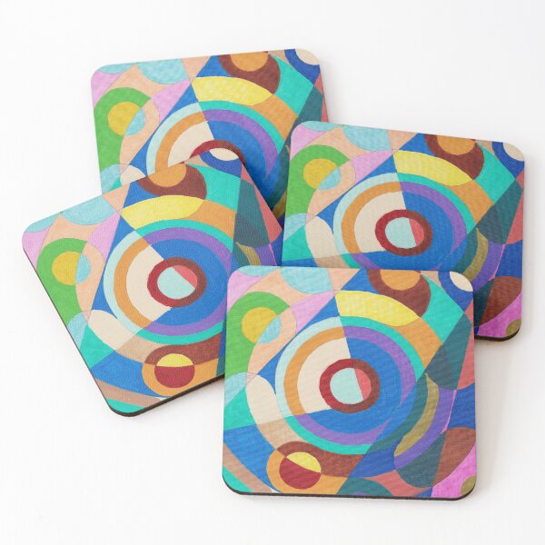 Item preview, Circles and Triangles Abstract designed and sold by JAMporium.