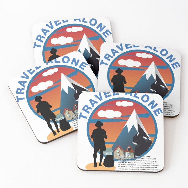 Item preview, Traveling alone designed and sold by jojokrap-2023.