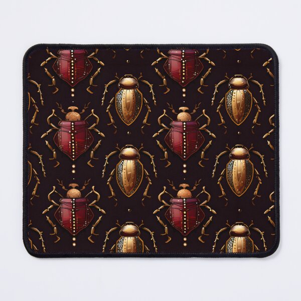 Item preview, Opulent Elegance: Goldleaf Glitter Butterfly and Snowflake Seamless Pattern designed and sold by AlienSkinEyes.