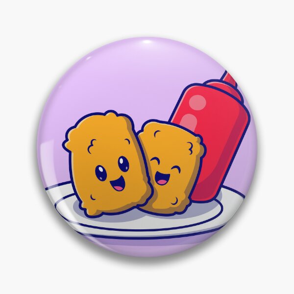 Item preview, Delightful Nugget Duo: Smiles and Sauce designed and sold by hjian8219.