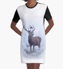 A Fine Frosty Fellow Graphic T-Shirt Dress