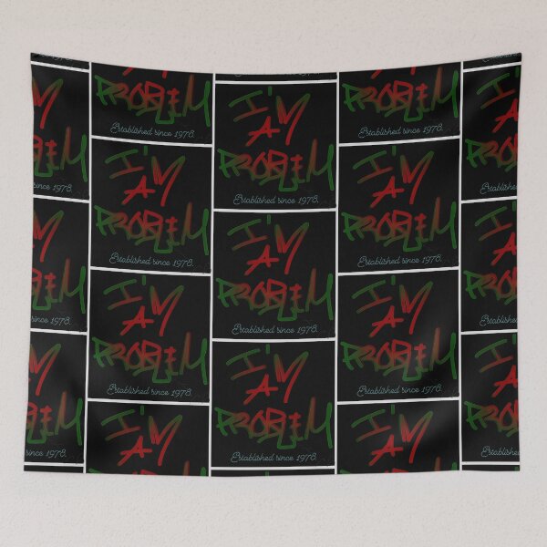 Item preview, Red, black, and green style 4 designed and sold by IMAPROBLEM BRAND CLOTHING BY INFLUENCE GETEM.