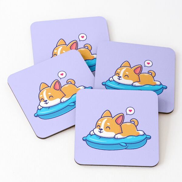 Item preview,  Serene Slumber: Cute Corgi Dog Sleeping on Pillow designed and sold by hjian8219.