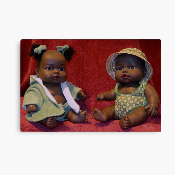 African French Dolls Canvas Print