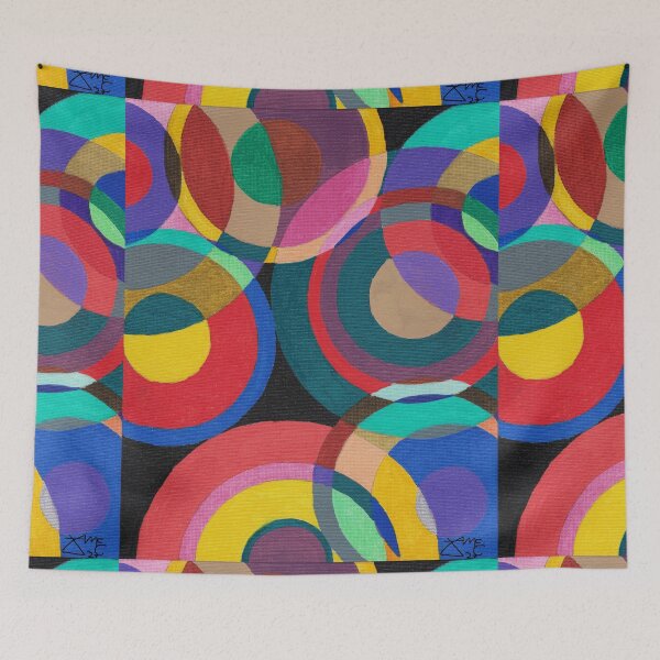 Item preview, Ripples and Interference Patterns Abstract designed and sold by JAMporium.