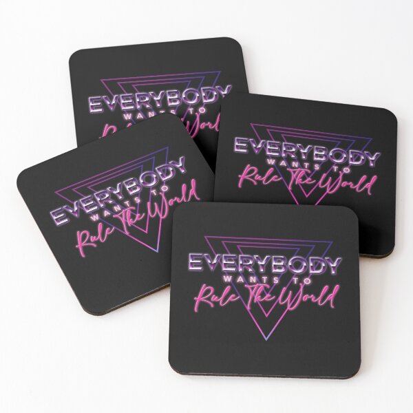 Item preview, Everybody Wants to Rule The World - Retrowave/Synthwave Style designed and sold by StereoColors.