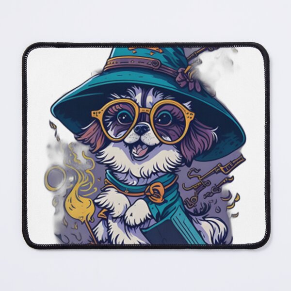 Item preview, Witchy Dog Magician  designed and sold by AmyBHale.
