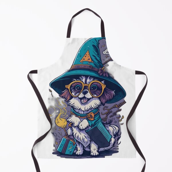Item preview, Witchy Dog Magician  designed and sold by AmyBHale.
