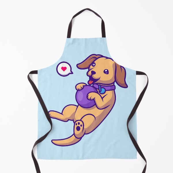 Item preview, Cute dog playing ball cartoon vector designed and sold by hjian8219.
