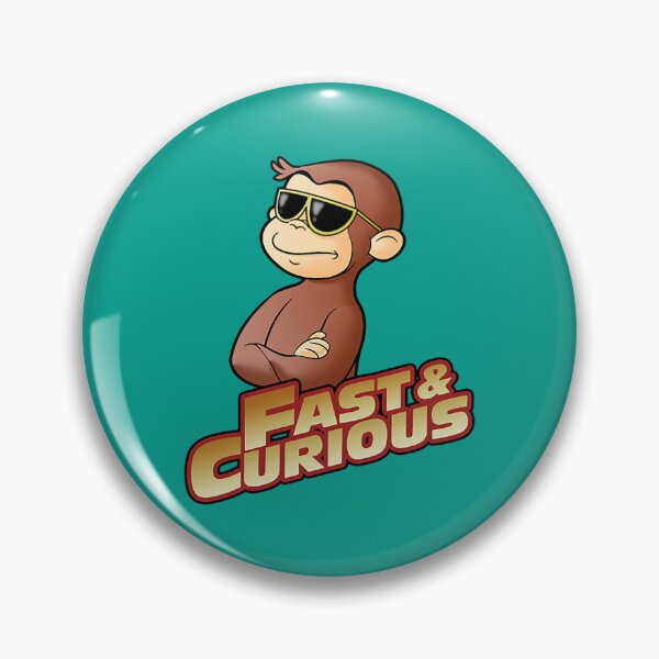 Item preview, Curious George FAST AND CURIOUS. designed and sold by elamuss.