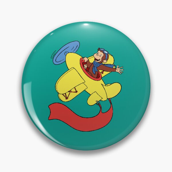 Item preview, Curious george in an airplan  designed and sold by elamuss.