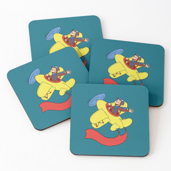 Item preview, Curious george in an airplan  designed and sold by elamuss.