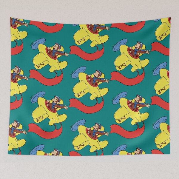 Item preview, Curious george in an airplan  designed and sold by elamuss.