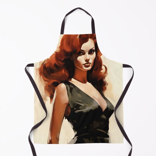 Item preview, Smokin' Redhead (Pulp Style Poster) designed and sold by PULPYFICTIONS.