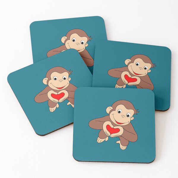 Item preview, Curious George Is All Heart  designed and sold by elamuss.