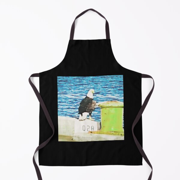 Item preview, Bald Eagle sitting On Pier In Cape Canaveral, FL designed and sold by rayan-hoppzz.
