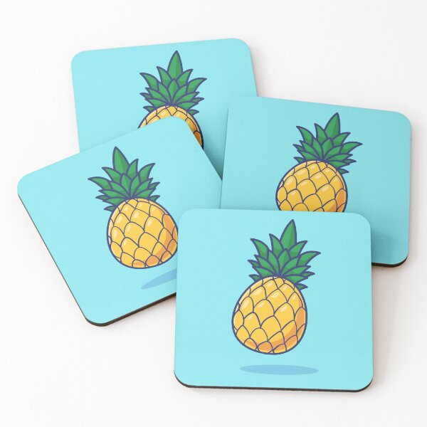 Item preview, Floating Delight: Cute Pineapple Fruit Cartoon Vector designed and sold by hjian8219.