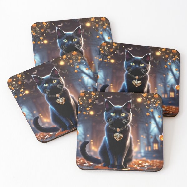Item preview, Black cat Halloween 5 designed and sold by Gocatgo88.