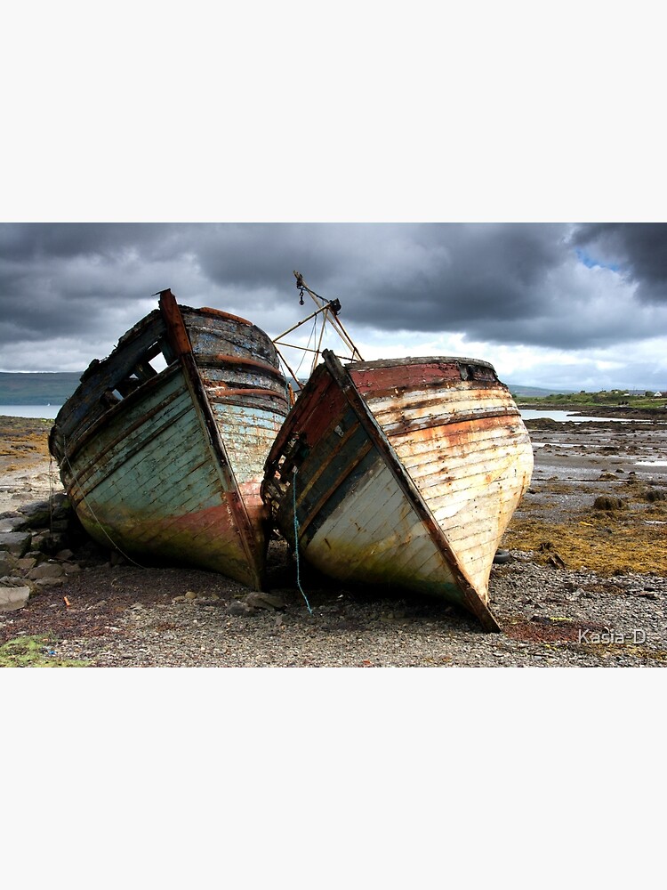 Old Wooden Fishing Boat on the Isle of Mull