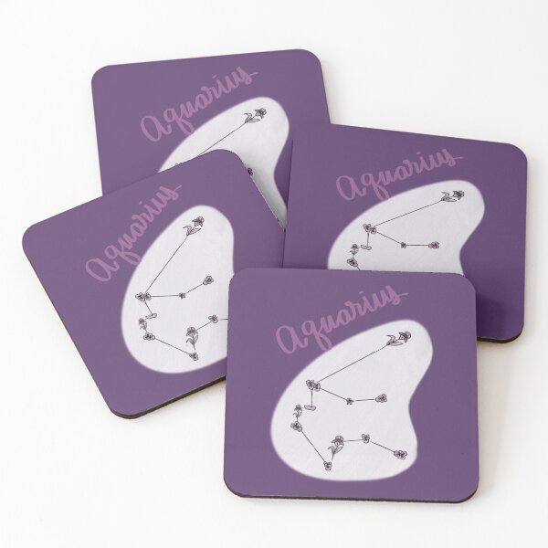 Item preview, February violet Aquarius constellation designed and sold by nherbst.