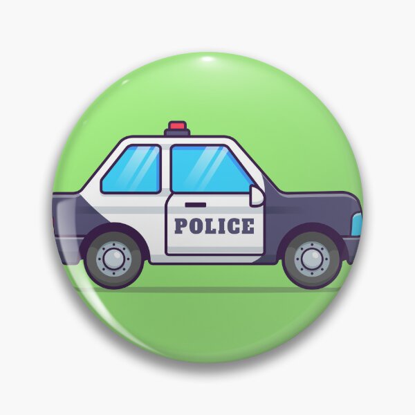 Item preview, Playful Police Car: Cartoon Vector Icon Illustration designed and sold by hjian8219.