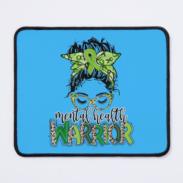 Item preview, Mental Health Awareness _ Mental Health Warrior Leopard designed and sold by MaryClarka.