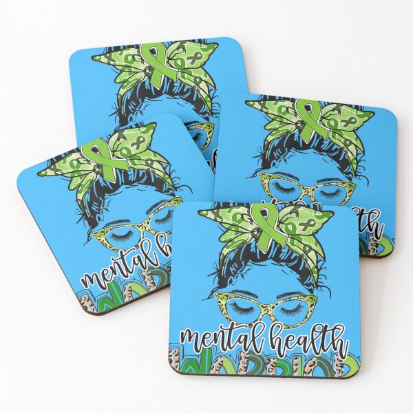 Item preview, Mental Health Awareness _ Mental Health Warrior Leopard  designed and sold by MaryClarka.