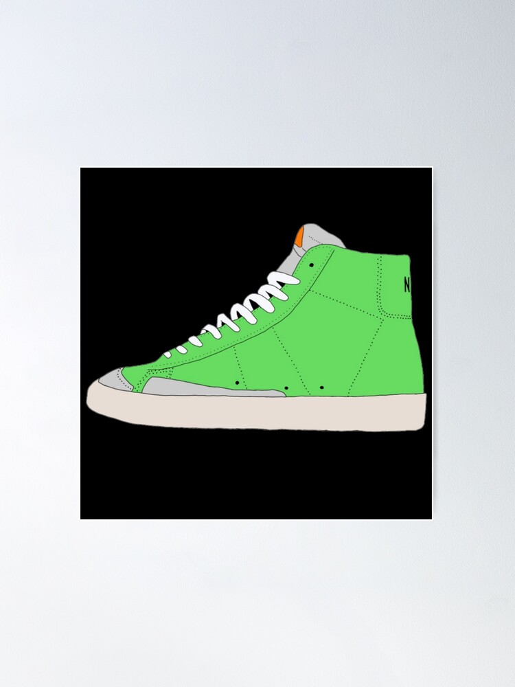 nike blazer mid 77 lime