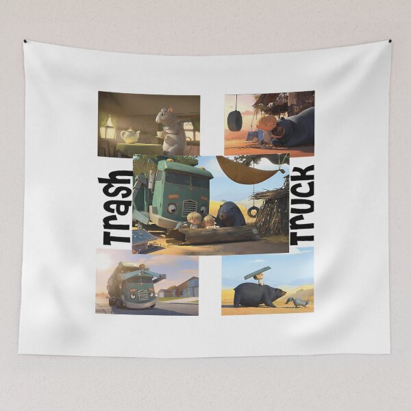 Item preview, Colage Hank And Trash Truck designed and sold by AgatheMerciless.