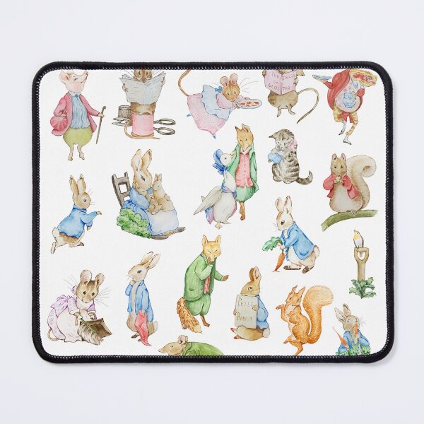 Item preview, Nursery Characters, Peter Rabbit, Beatrix Potter collage designed and sold by SvetlanaArt.