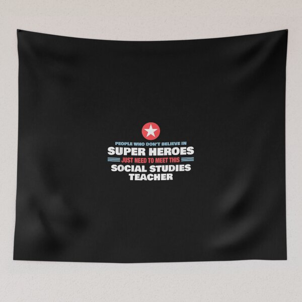 Item preview, People Meet Super Hero Social Studies Teacher Shirt designed and sold by LolaReeda.
