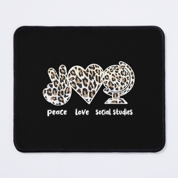 Item preview, Peace Love Social Studies Teacher Appreciation designed and sold by LolaReeda.