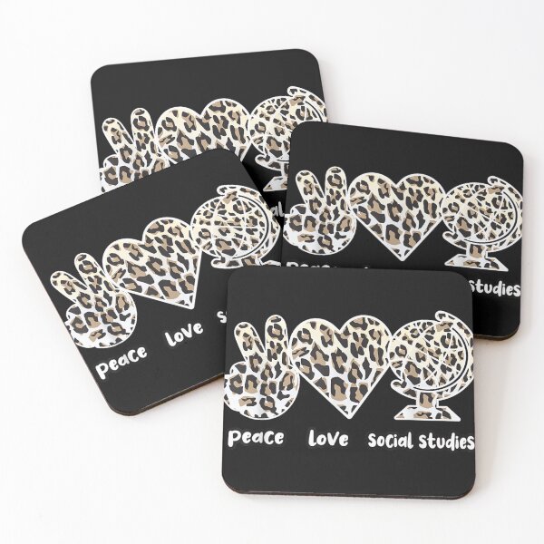 Item preview, Peace Love Social Studies Teacher Appreciation  designed and sold by LolaReeda.