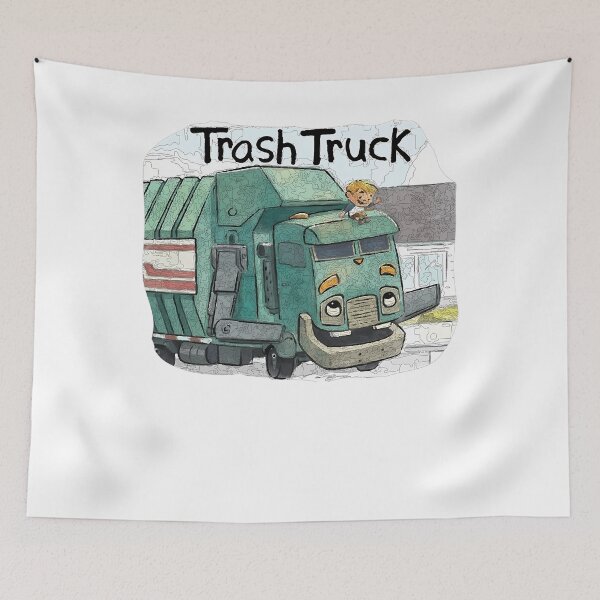 Item preview, Funny Hank And Trash Truck designed and sold by AgatheMerciless.