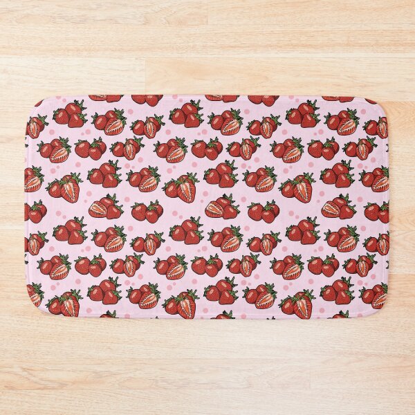 Item preview, seamless pattern strawberry illustration hand drawn designed and sold by Wanee2day.