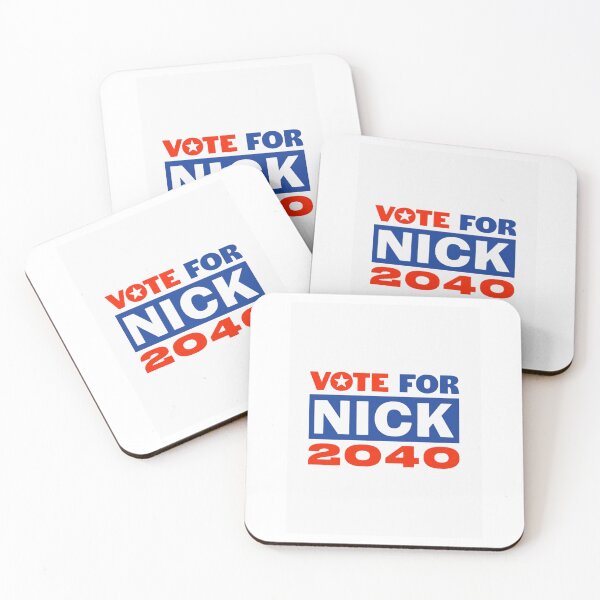 Item preview, Vote For Nick 2040 Baseball ¾ Sleeve  designed and sold by Bansyburli.
