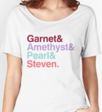 The Crystal Gems - Gem Colors Women's Relaxed Fit T-Shirt